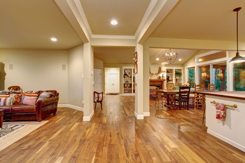 Wood Flooring Installation in Living Room